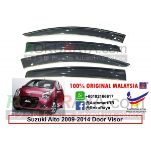 Suzuki Alto (7th Gen) 2009-2014 AG Door Visor Air Press Wind Deflector (Big 12cm Width)